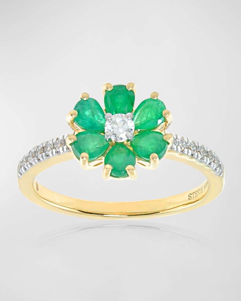 Pear Petal 14K Ring